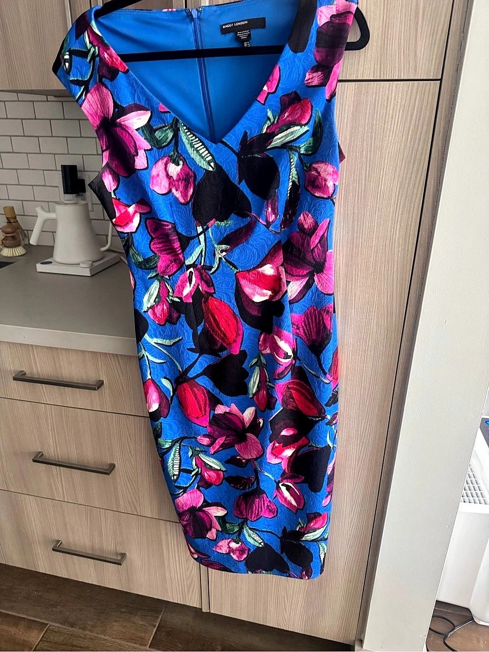 Maggy London Floral Midi Dress